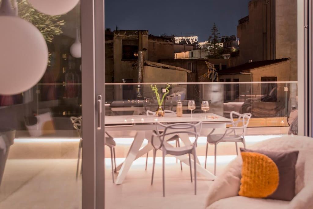Luxury Acropolis View Apartment-Living Stone Black Pearl Athens Exterior photo